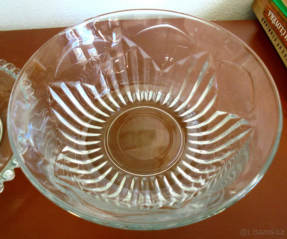 Skleněná mísa, miska, podložka - různé druhy - 4