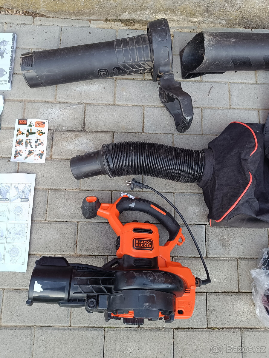 BLACK+DECKER BEBLV300 3in1 BACKPACK BLOWER VAC 3000W - 4