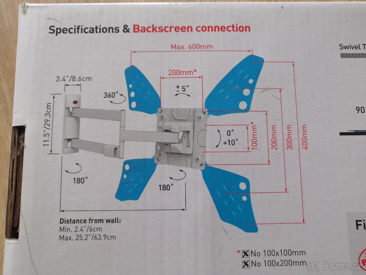 Barkan 3400LW držák TV - 4