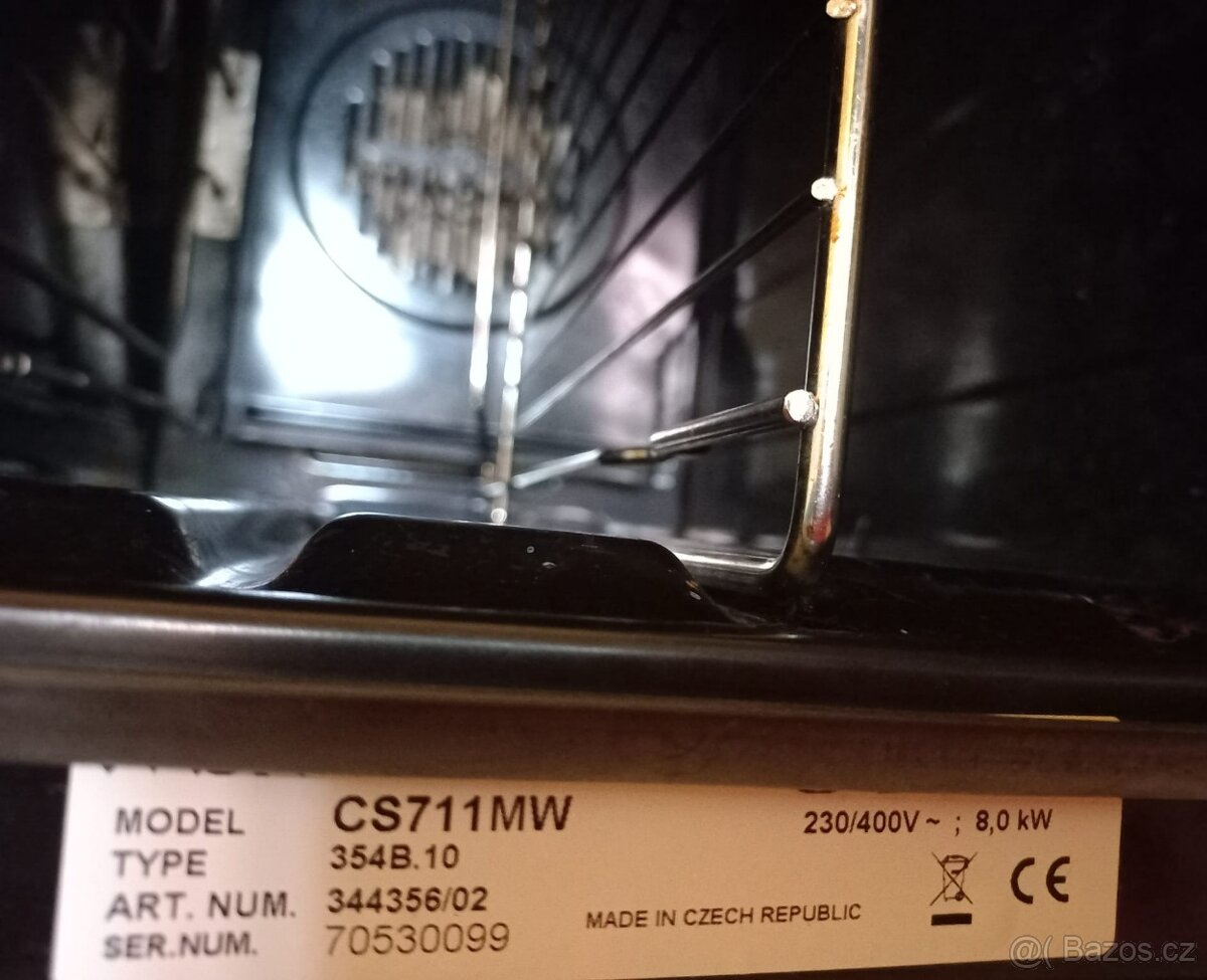elektrický sporák MORA CS711MW - 4