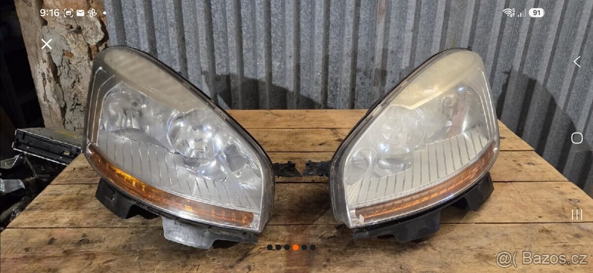 Citroën c4 přední světla, nárazník - 4