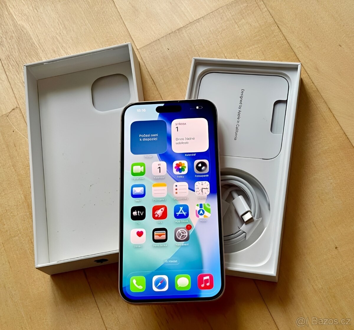 iPhone 15 Pink BATERIE 100% TOP - 4