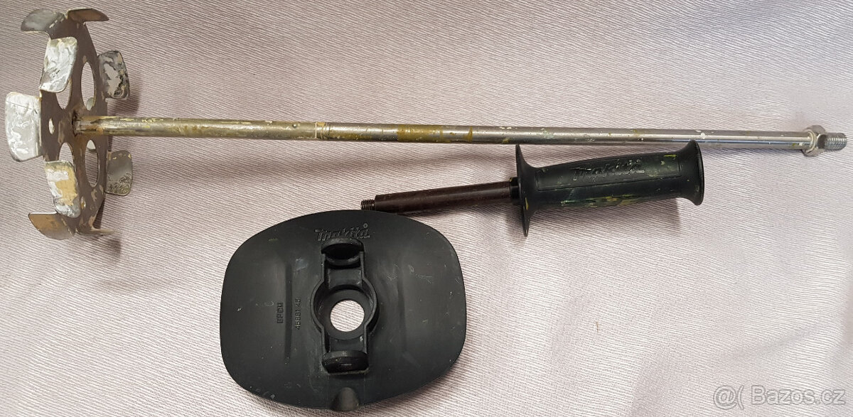 Aku míchadlo Makita DUT130, 1x bat a nabíječka, Pěkný stav - 4