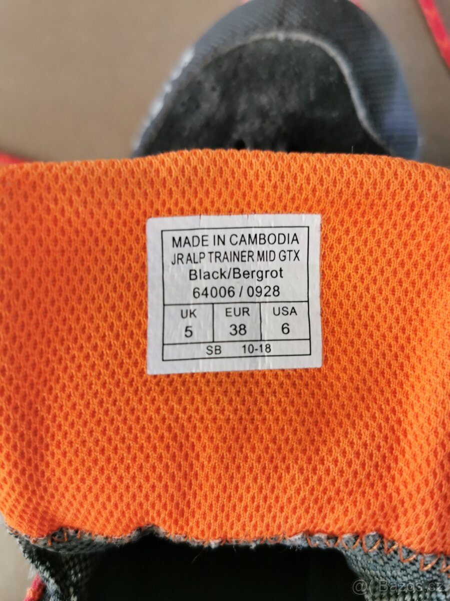 Boty Salewa Jr Alp Trainer MID GTX 64006-0928 Black Bergot - 4