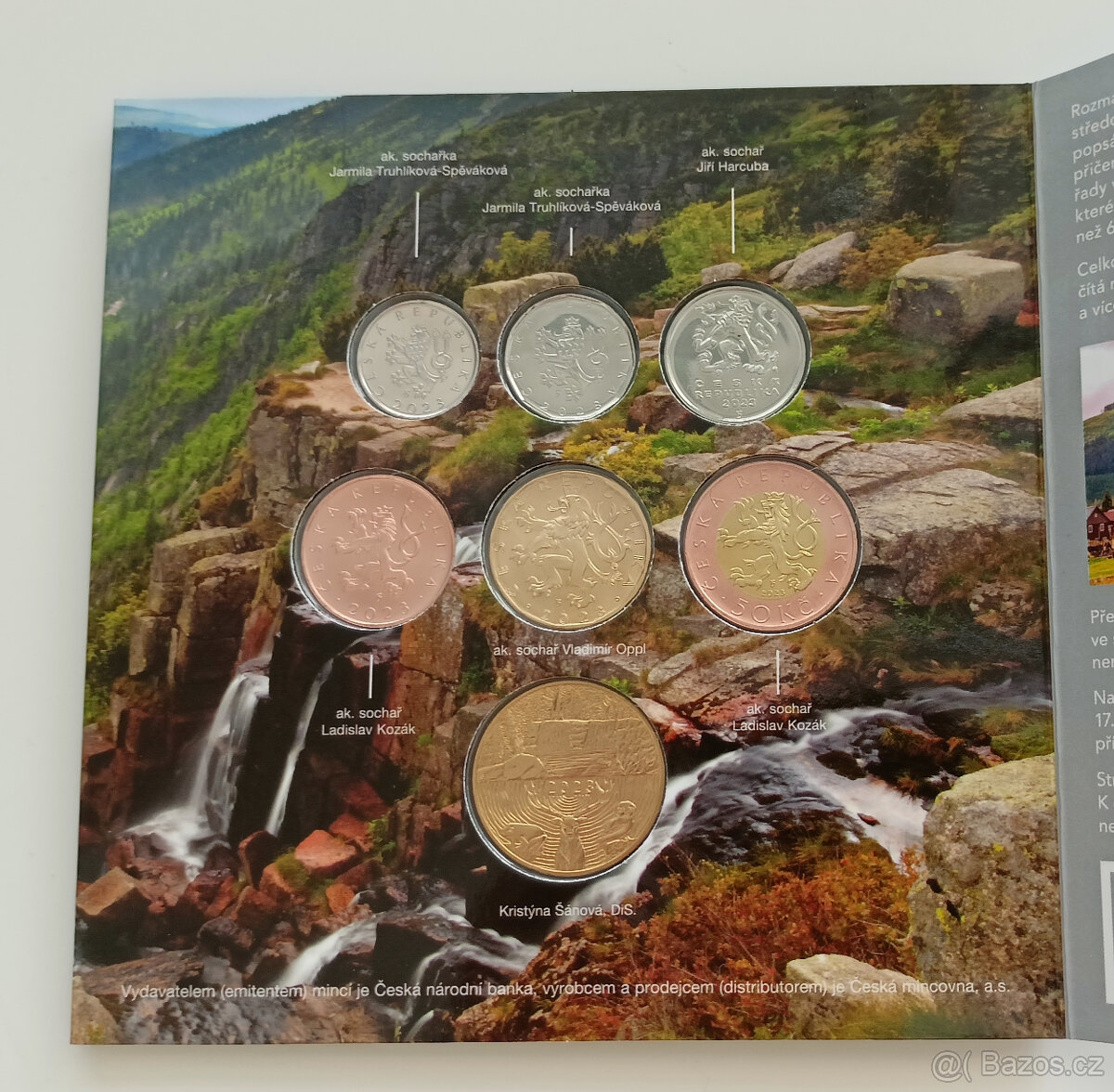 Sada oběžných mincí 2023 Národní parky - KRNAP - 4