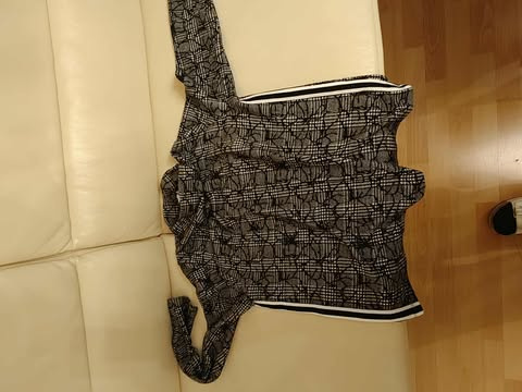 Dámský svetřík Brax vel. 40 černo-bílý vzor - 4