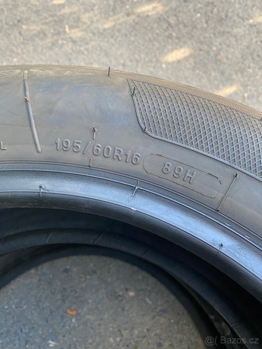 195/60 R16 89H Kleber 2x5,5mm dot0624 Letní - 4