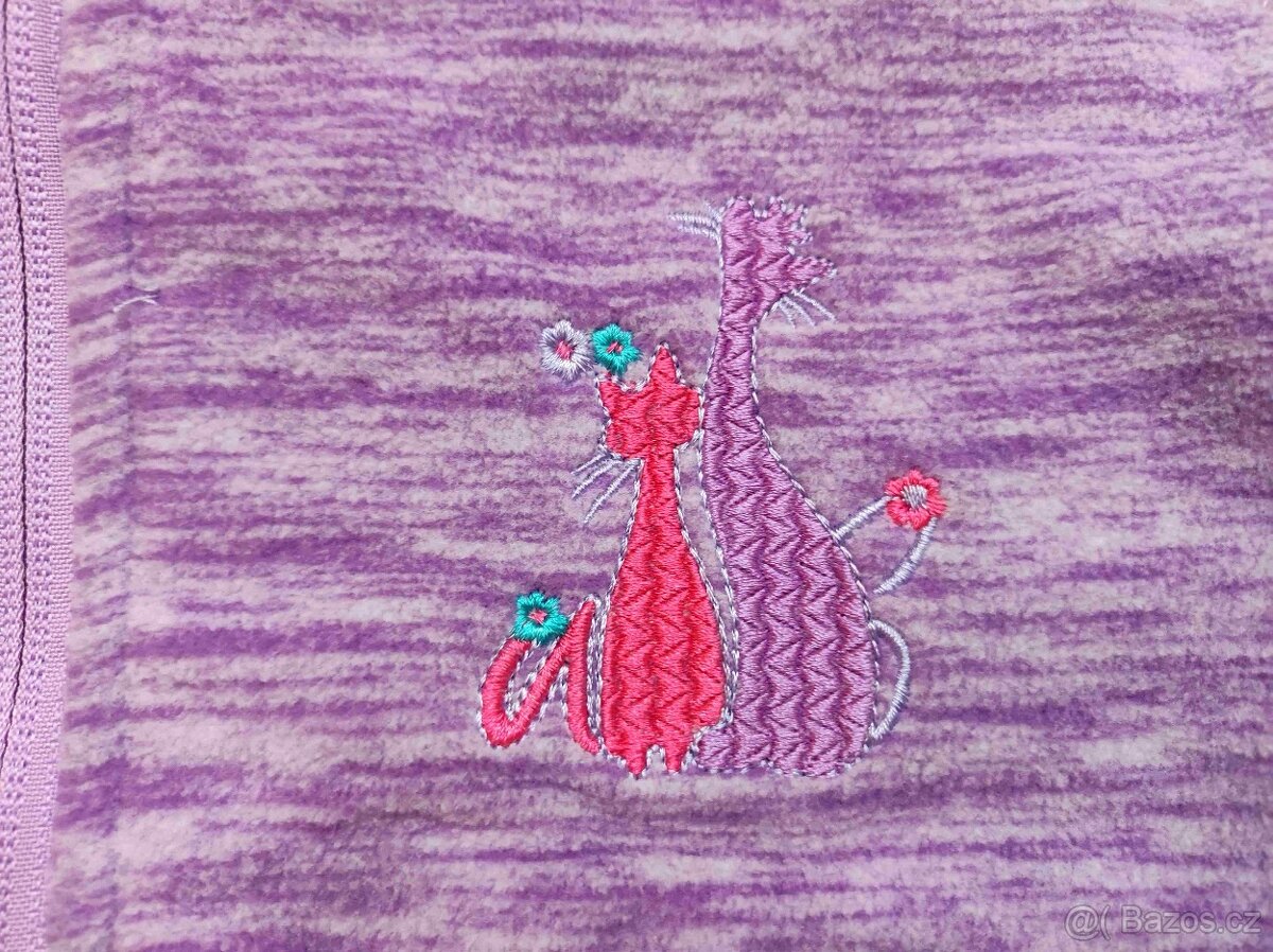 Dívčí fleecová mikina Kugo nová - 4