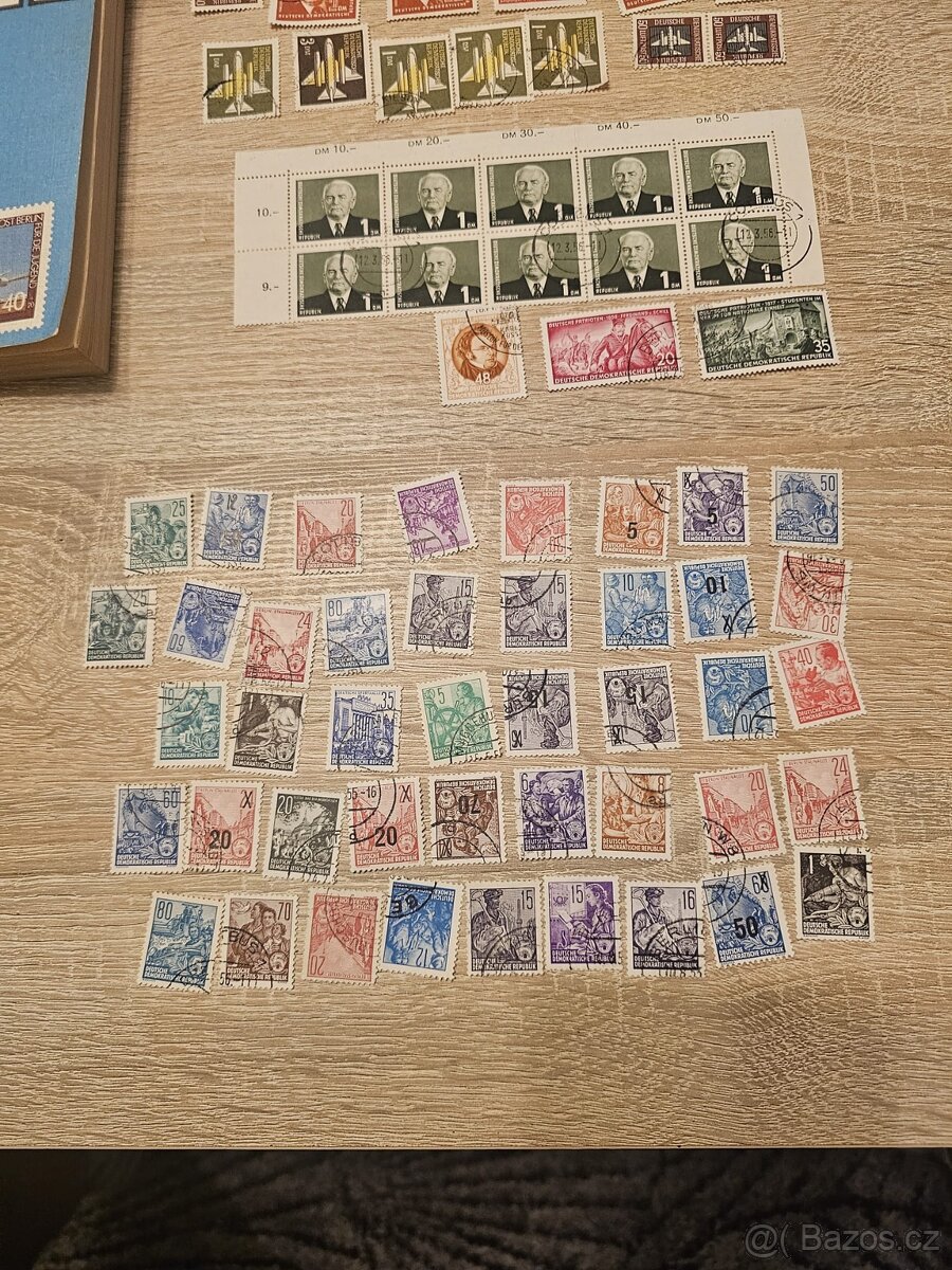 Německé známky + katalog - 4