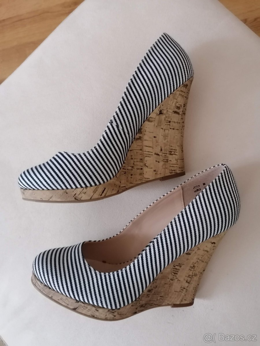 LODIČKY NA KLÍNKU PRUHOVANÉ VEL. 41 - 4