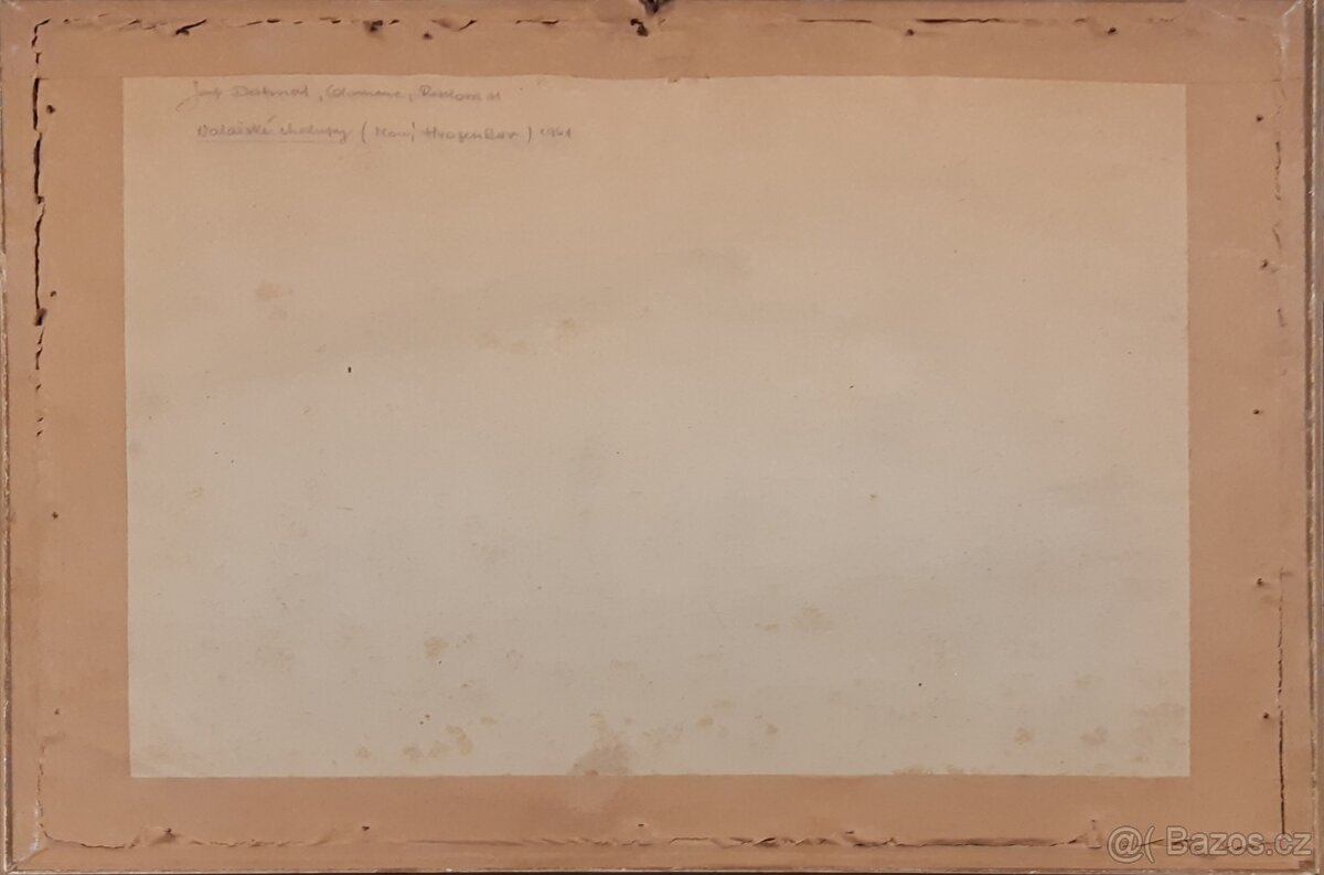 Obraz originál " Valašské chalupy " autor Josef Dohnal - 4