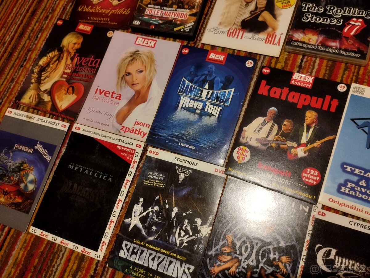 Mix hudebních DVD a CD - 4