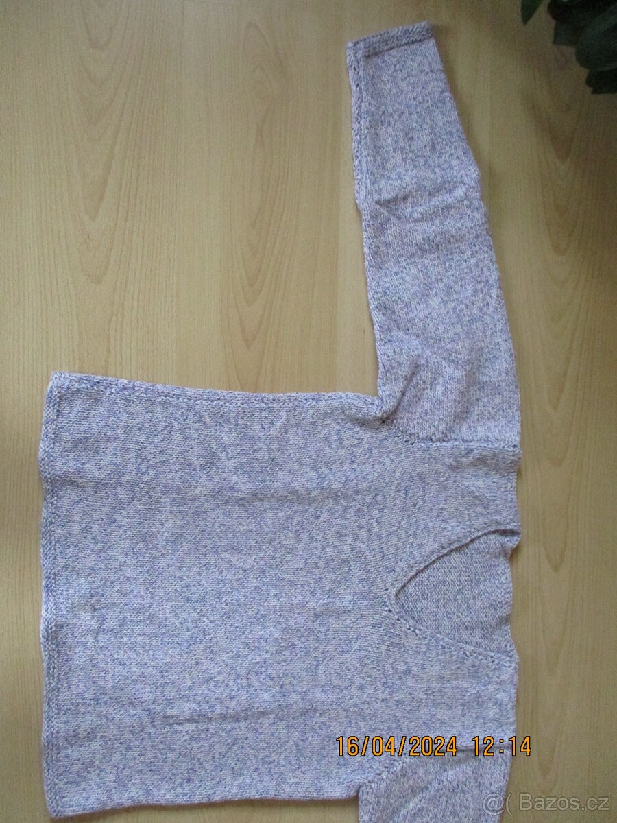 Dámský ručně pletený svetr - 4