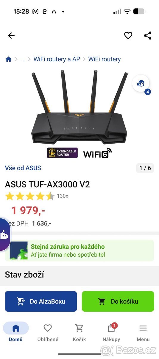 Wifi router Asus TUF - 4