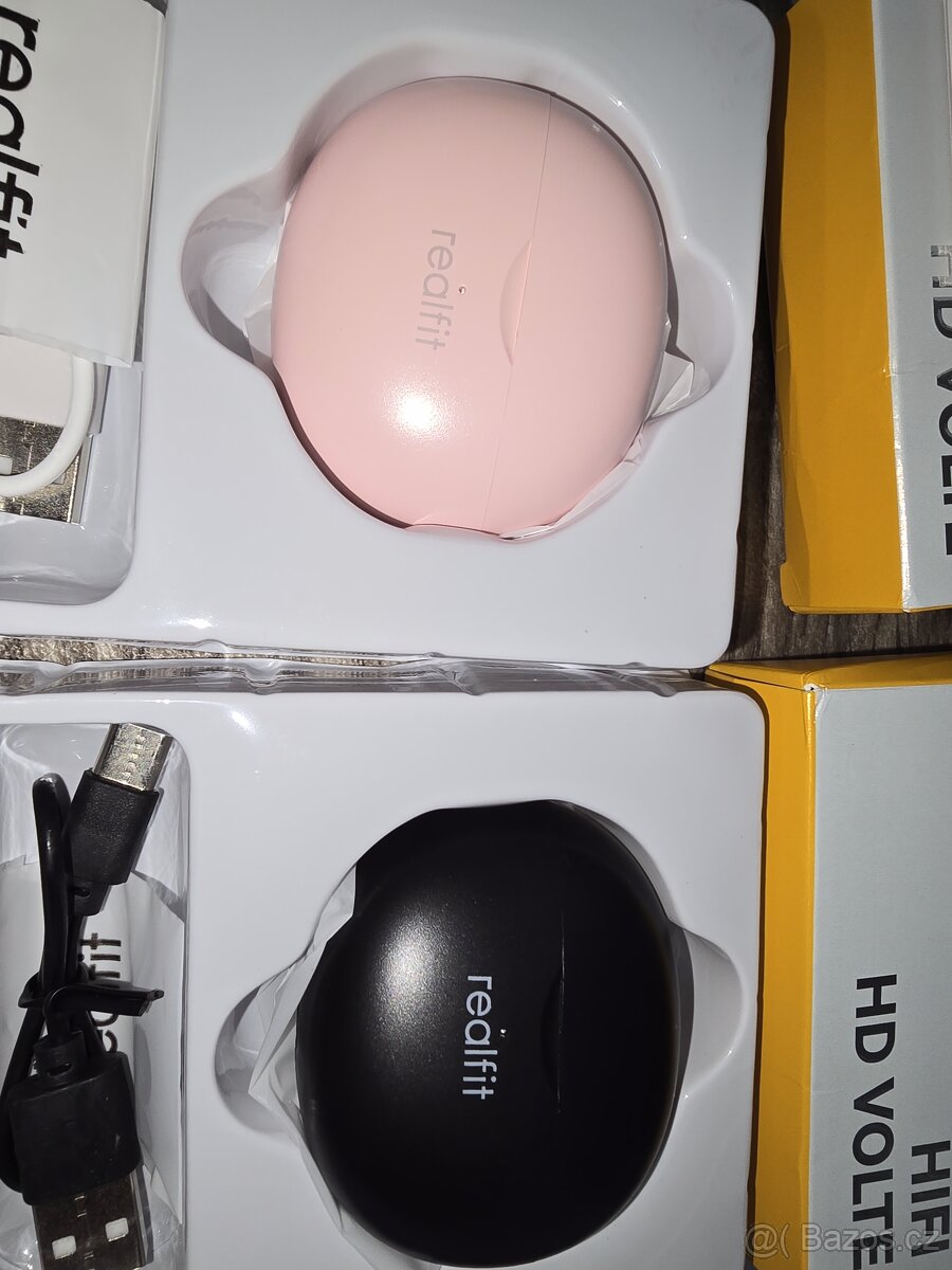 Bezdrátová sluchátka do uší Real-fit F2 - True Wireless TWS - 4