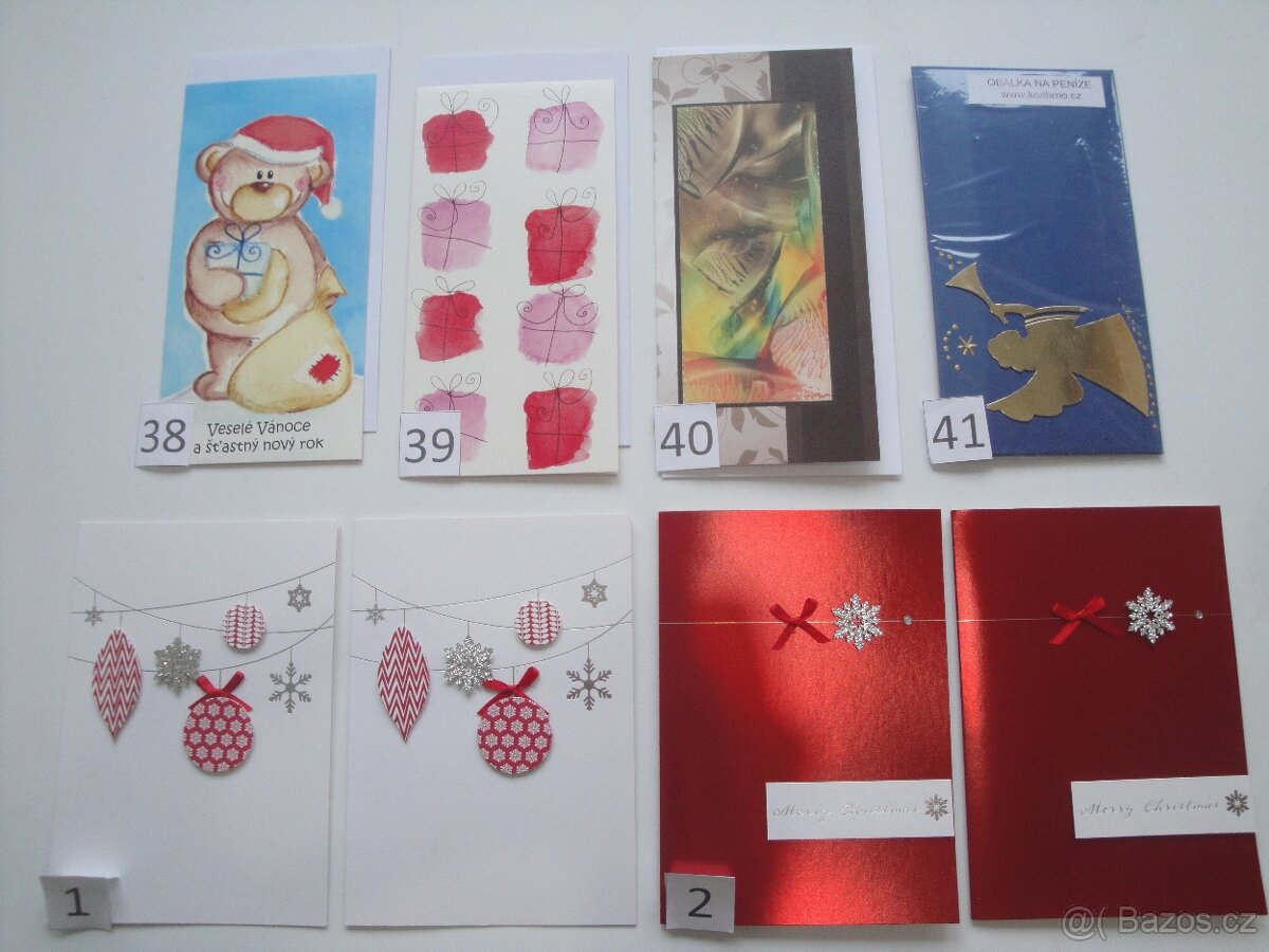 Vánoční pohlednice, přáníčka - 4