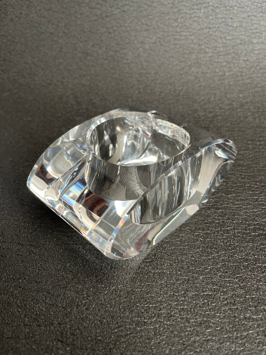 Moser Křišťálový svícen, těžítko, D 12 cm - 4