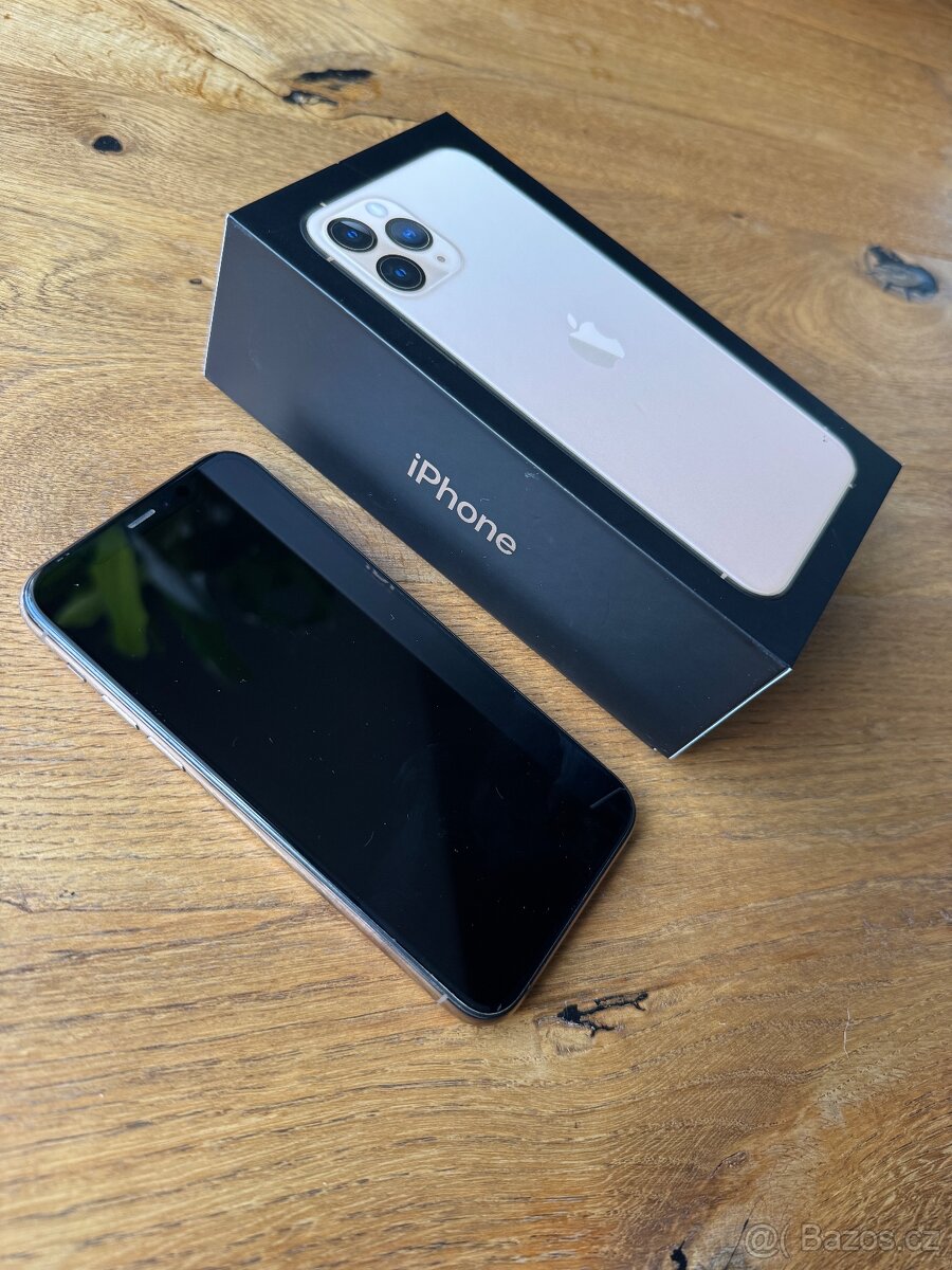 Apple iPhone 11 Pro 256 GB – Gold, top stav + luxusní pouzd - 4
