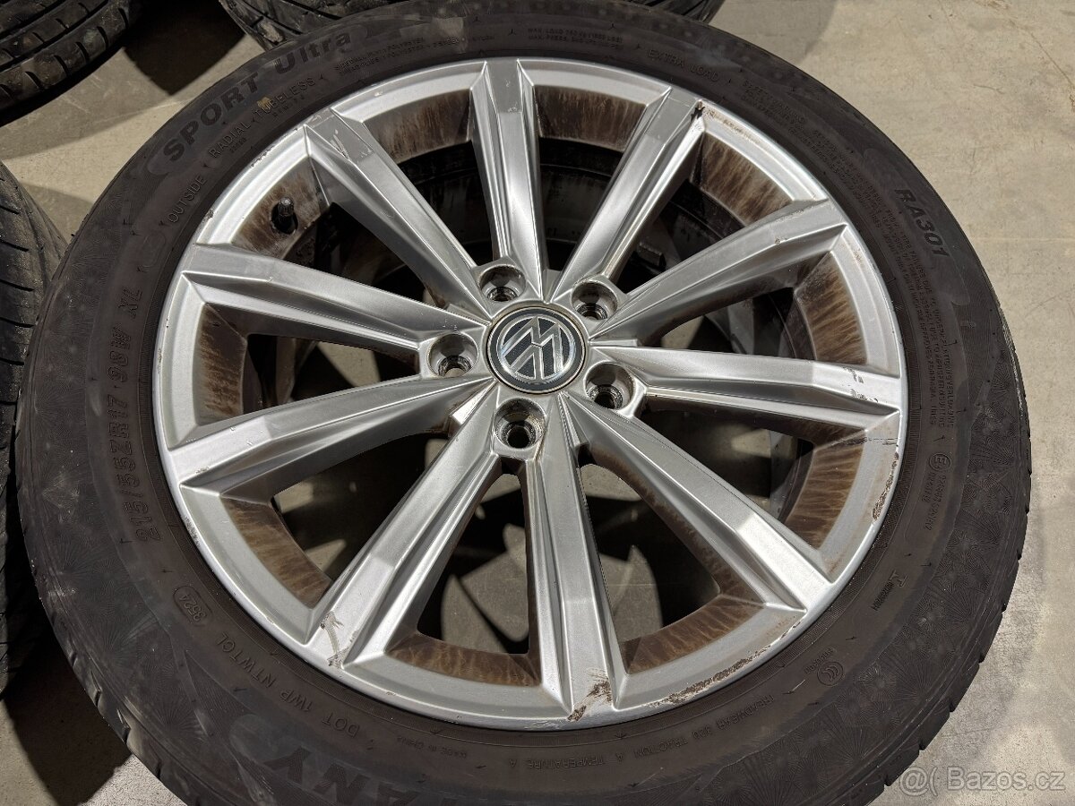 Sada kol VW London VW R17 5x112 215/55 3G0601025D - 4