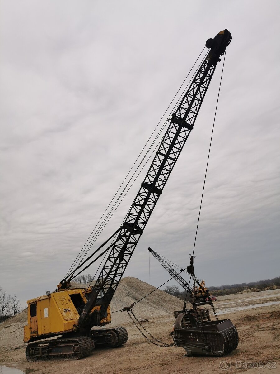 Prodám Lanový bagr Weserhütte (lanový bagr / rýpadlo) - 4