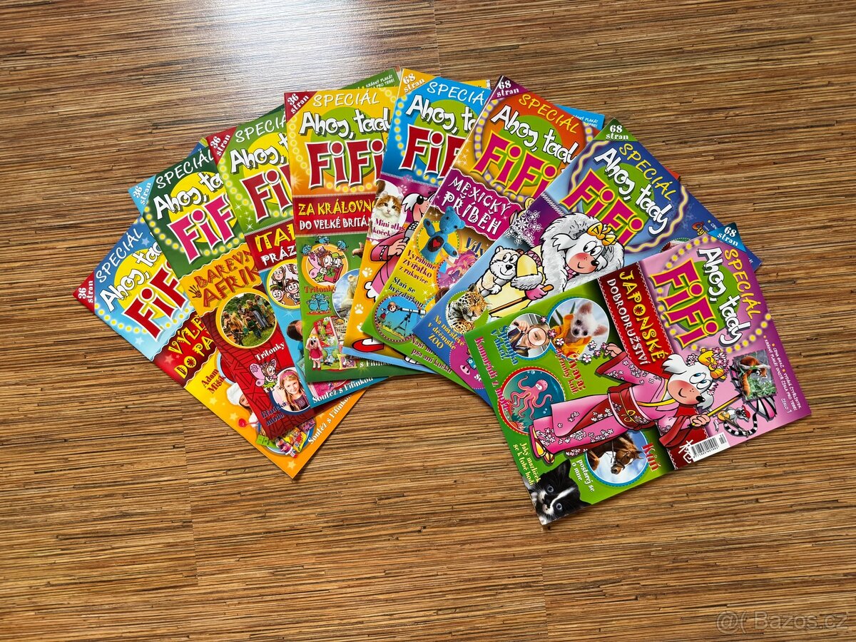 Časopisy Čtyřlístek SPECIÁL, AHOJ TADY FIFI - 4