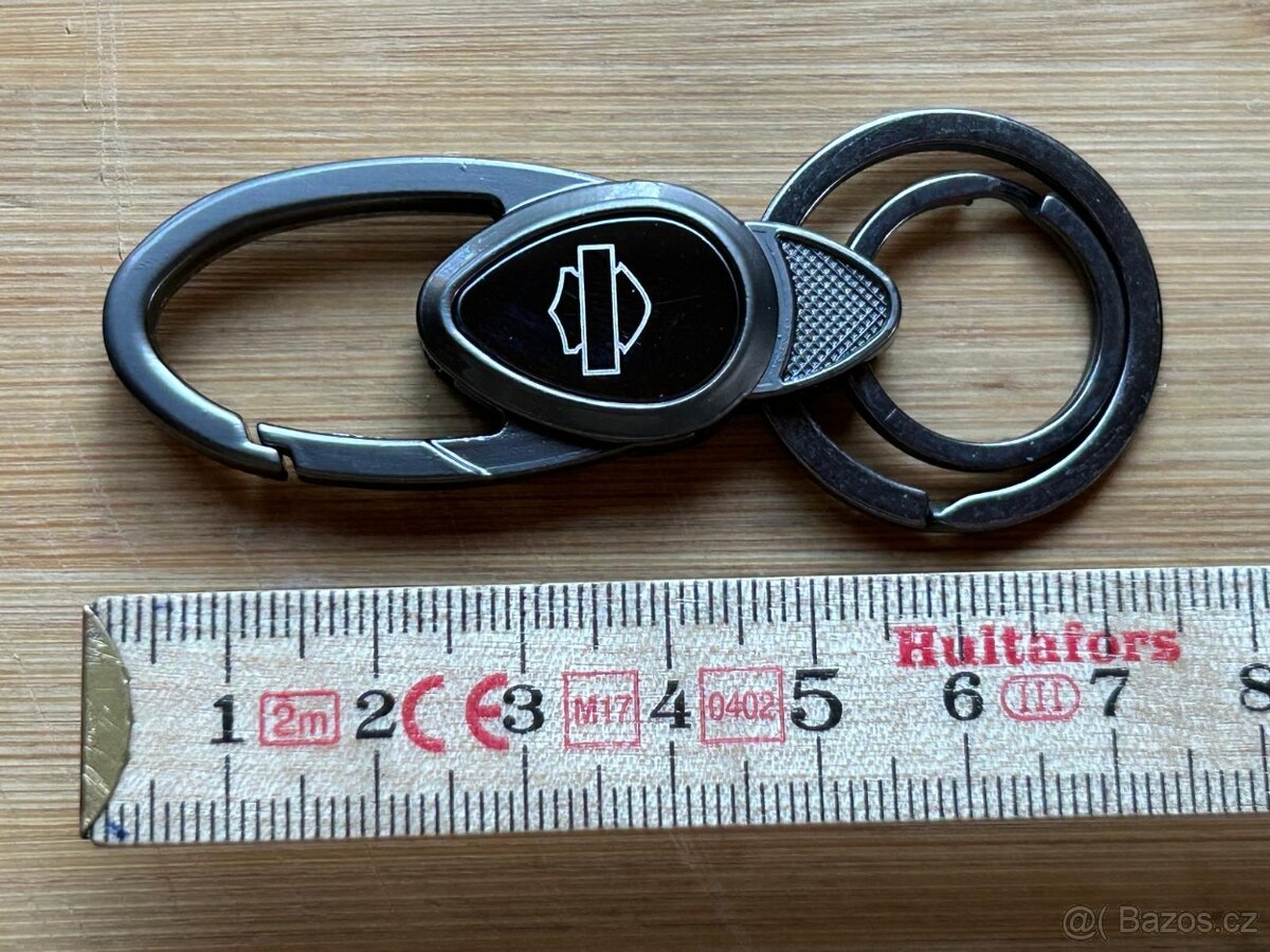 Klíčenka Harley Davidson černý kov - 4