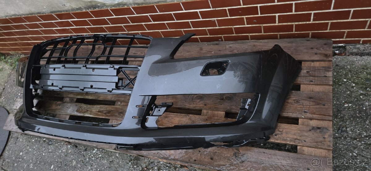 Audi Q7, přední nárazník, 07-11, šedá - 4