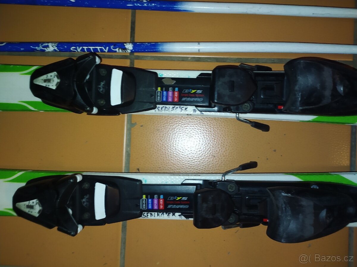 Dětské lyže HEAD 106cm + lyžáky vel. 33,5 - 4