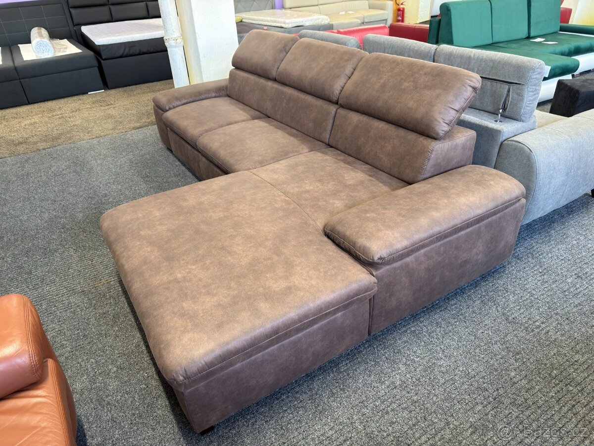 Sedací souprava rohová - rozkládací - NEPOUŽITÉ - 4