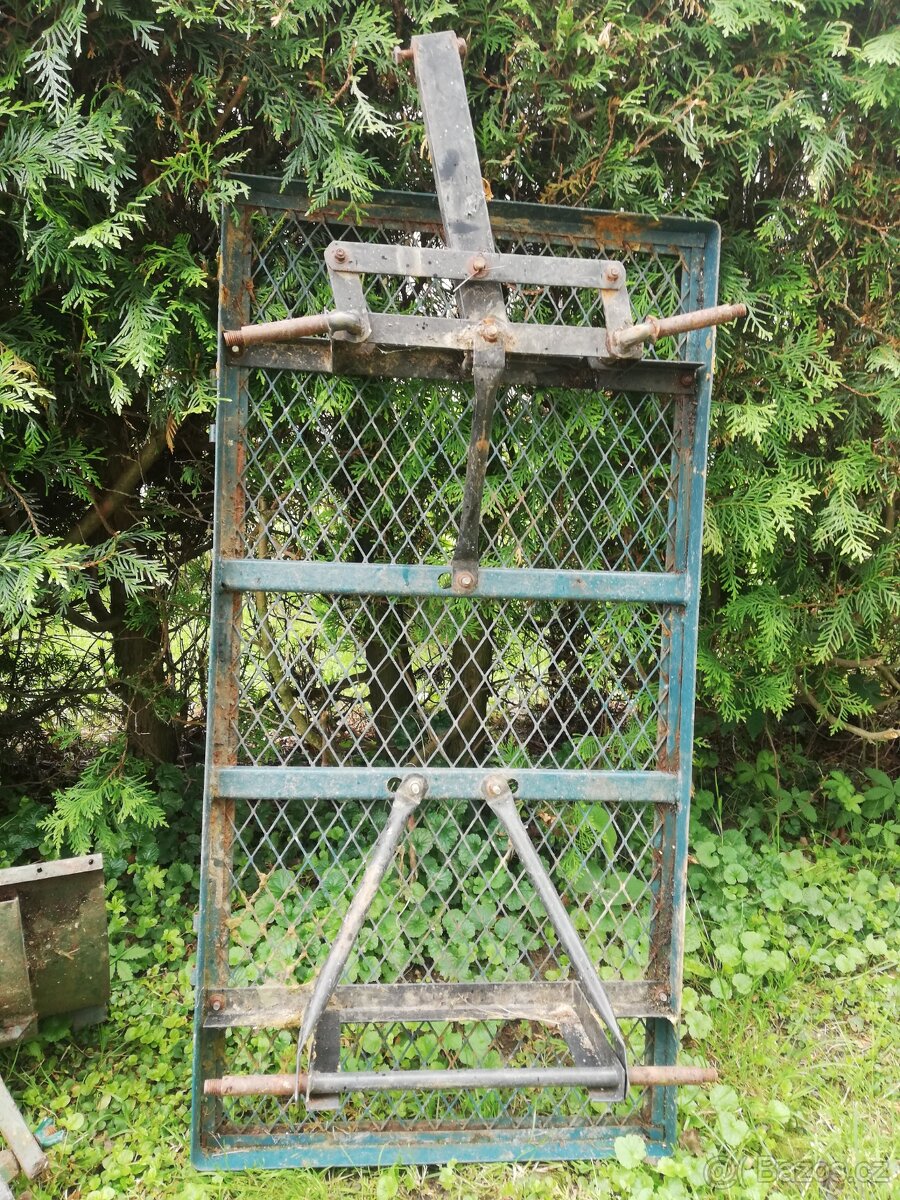 Radlice na sníh, konstrukce na vozíkza traktůrek - 4