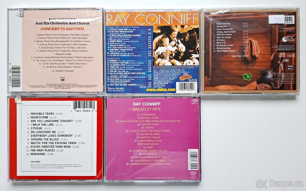 Prodám diskografii Raye Conniffa na CD - 4