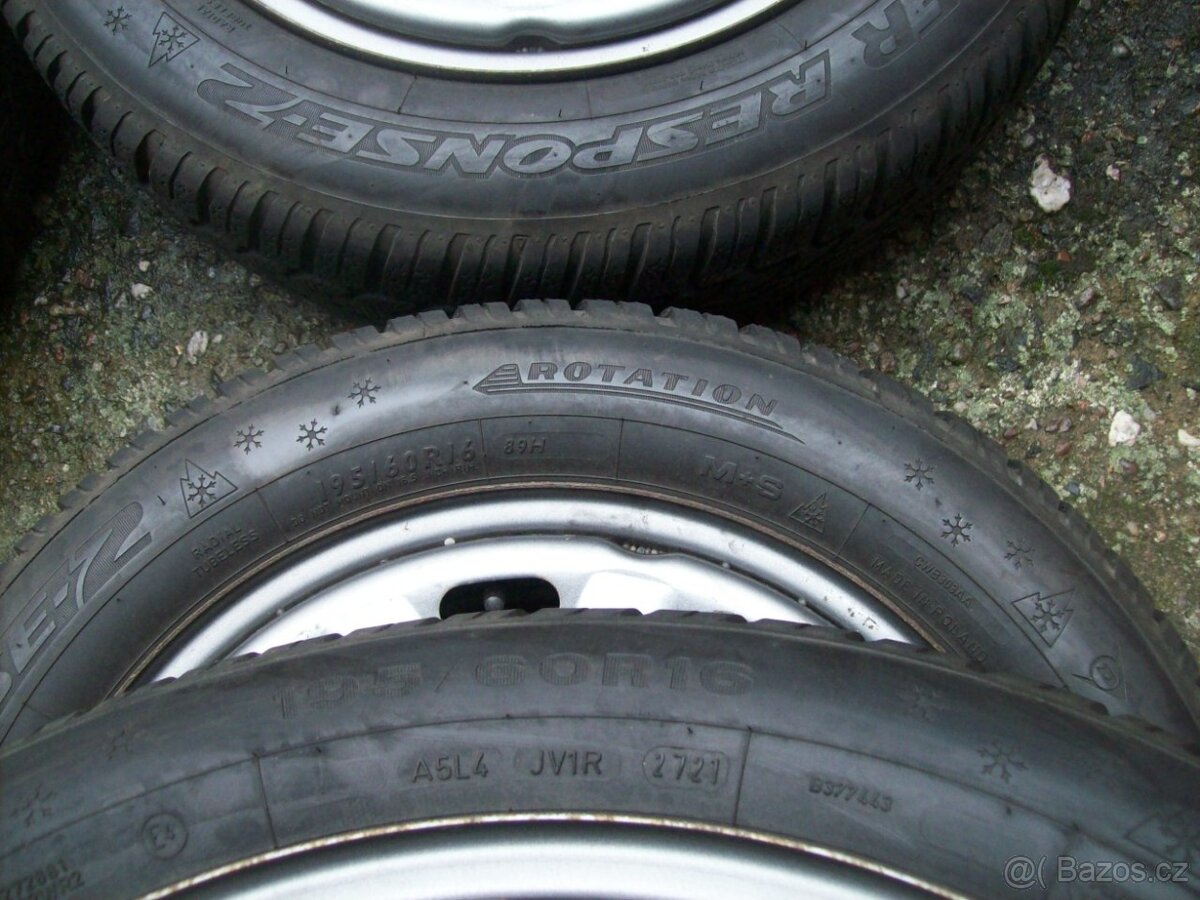 zimní kola Scala Kamiq Dunlop 195.60.16" - 4