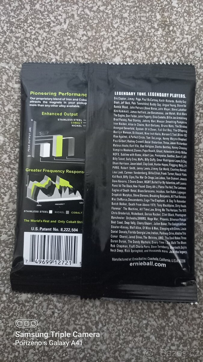 Struny na elektrickou kytaru 10/46 a 9/42 - 4