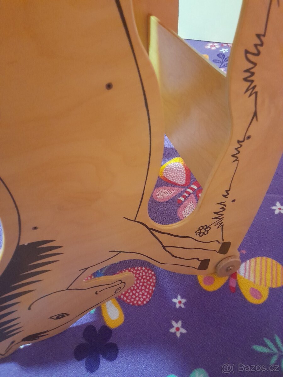 Dřevěný houpací kůň 3v1 - 4