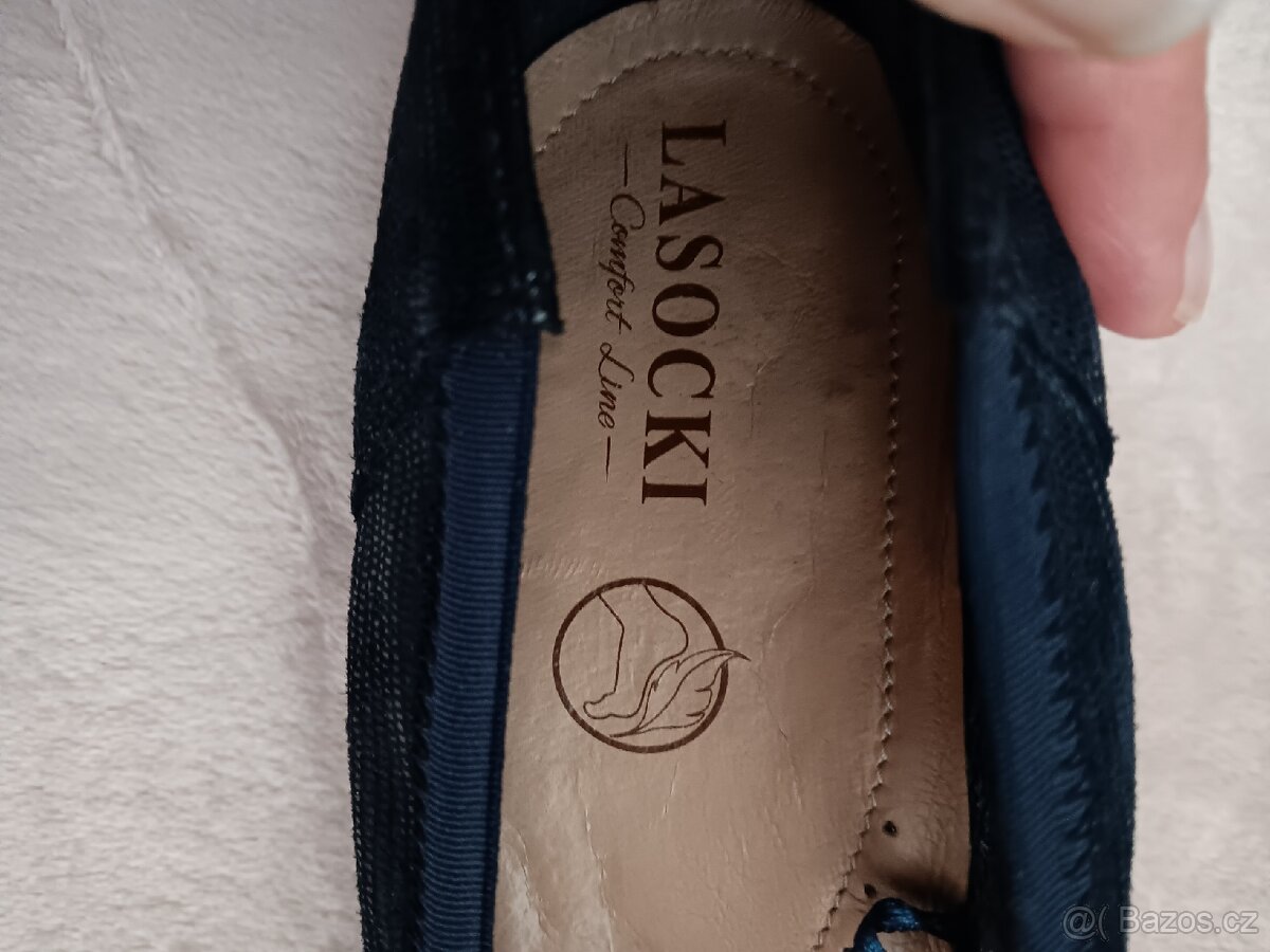 Lasocki modré baleriny vel.40 - 4