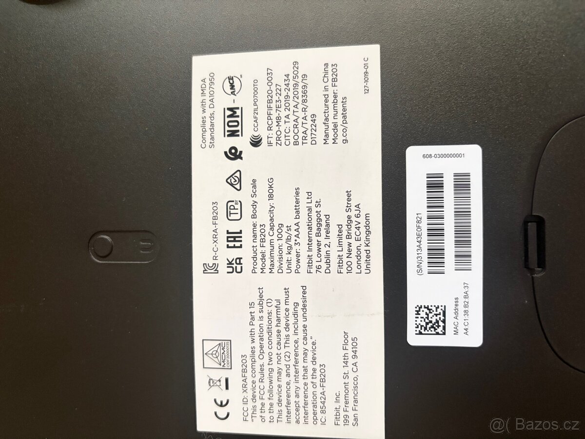 Osobní váha Fitbit Air - 4