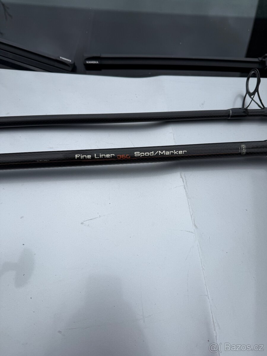 Rybářský stojan , spodový prut s navijákem - 4