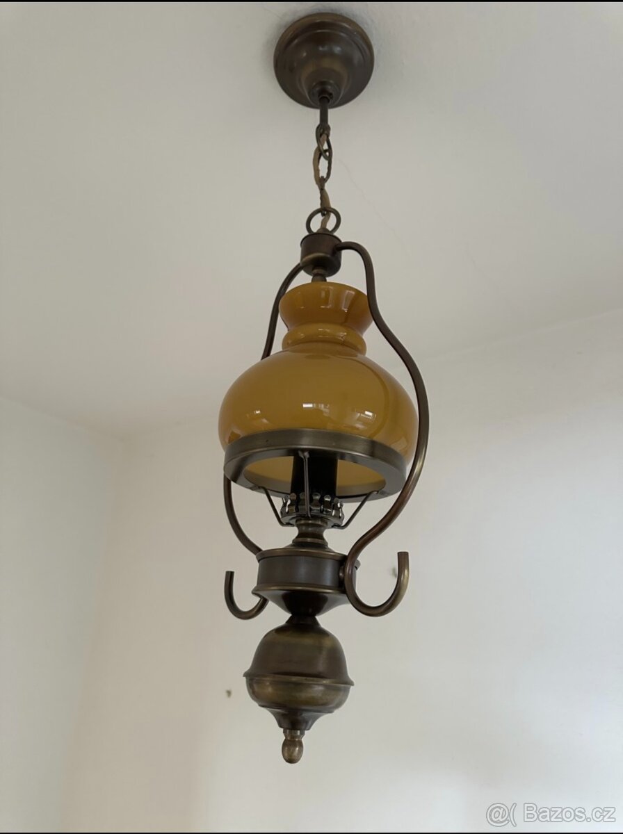 Rustikální holandské svítidlo, lampa - 4