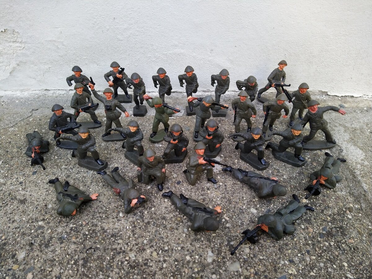 Retro figurky vojáčků - 4