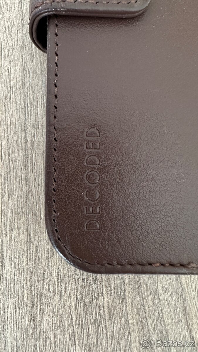 Kryt Kožený Decoded 2v 1 na iPhone 14 pro - 4