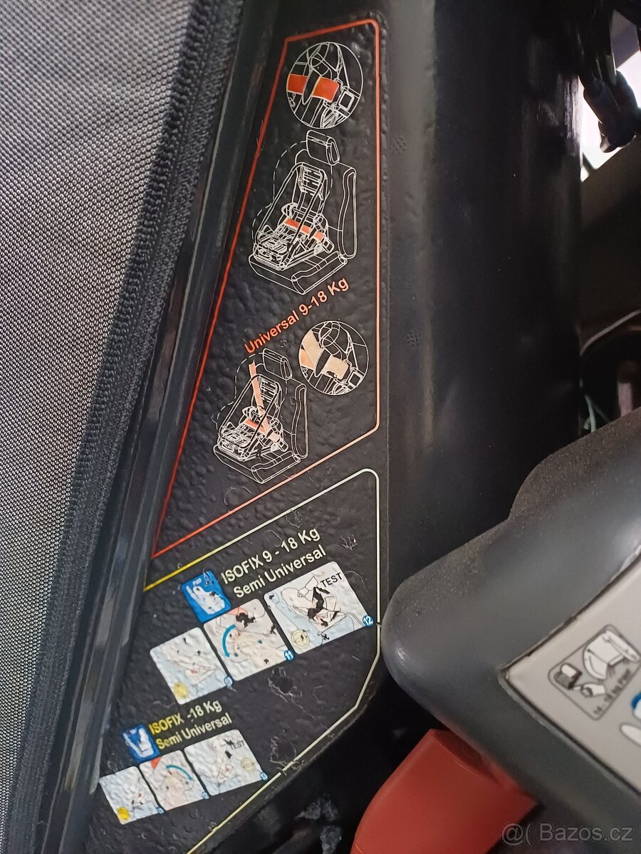 Dětské sedačky 9-18Kg isofix, dětská sedačka, autosedačka - 4