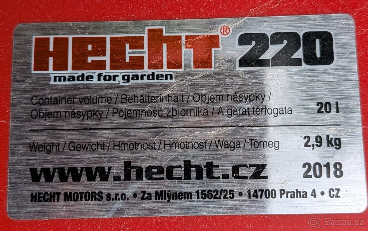 Posypový vozík - HECHT 220 - 4