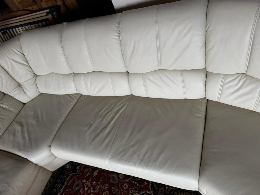 Rohová kožená sedací souprava,3302 - 4