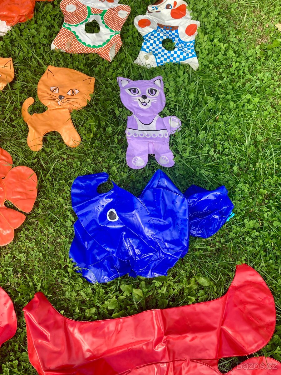 Retro dětské nafukovací hračky - 4