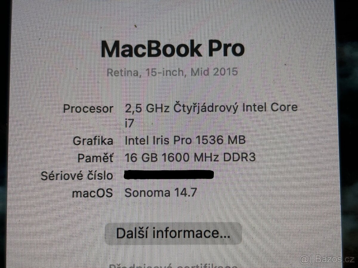 instalace APPLE OS Mac Sonoma nebo Sequoia na nepodporované - 4