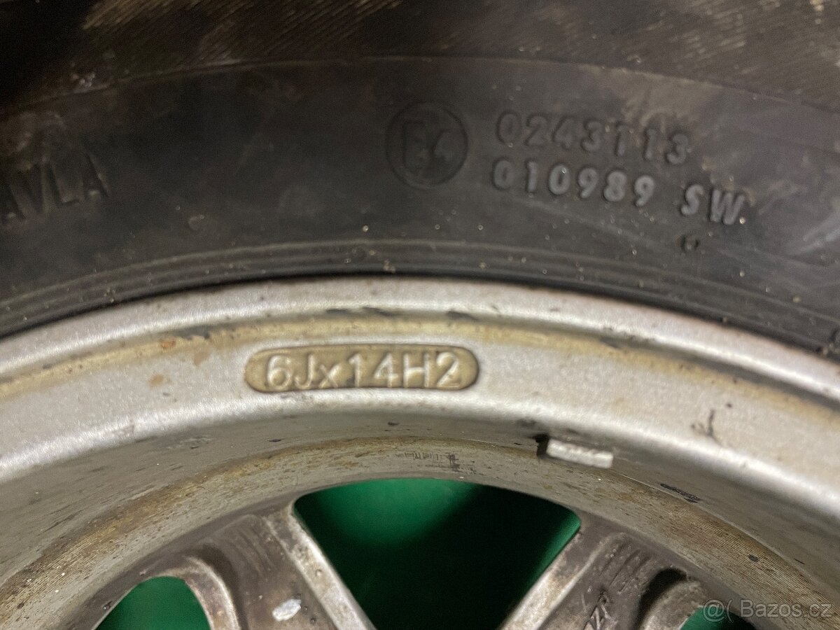 Hliníková kola na Kia Rio, škoda KBA 42 888, 6Jx14 H2,03604A - 4