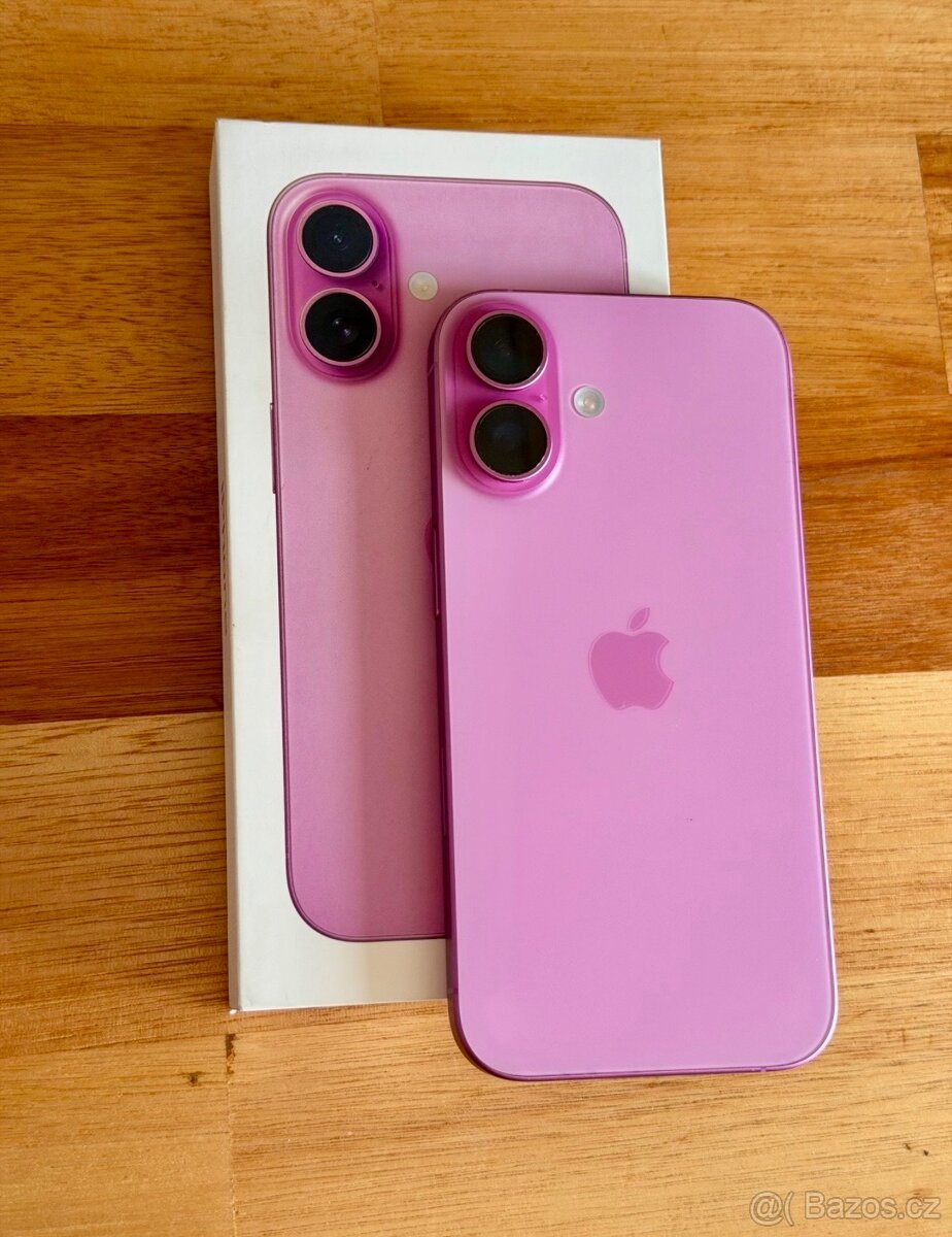 iPhone 16 Pink BATERIE 100% TOP - 4
