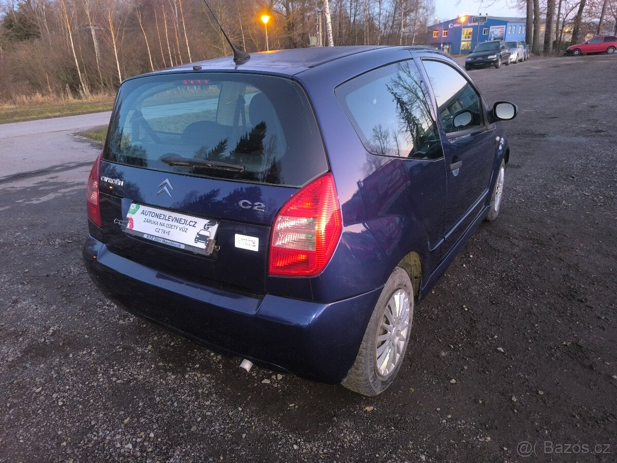 Citroën C2, PĚKNÝ,120TKM,SERVIS,KLIMA,1MAJ - 4