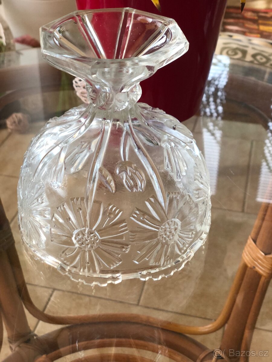 Skleněná miska na noze - 4