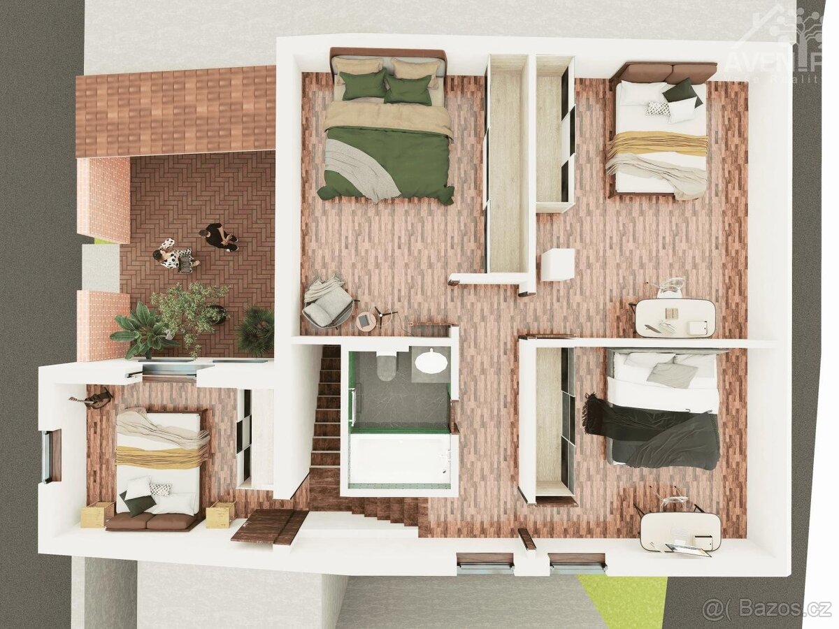 Prodej, Pozemek, 279 m² - Polešovice, ev.č. 00043 - 4